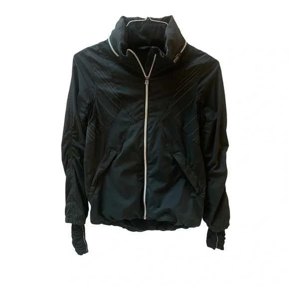 Lululemon Black Reflective  Running Jacket Hooded 4 - Picture 1 of 10